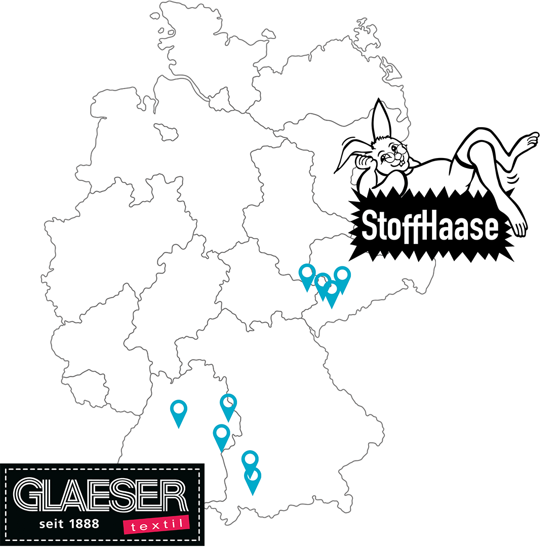 Karte mit Standorten2